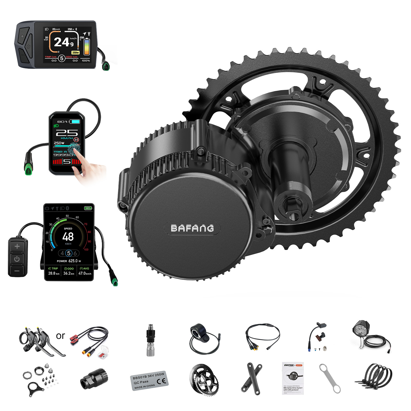 Mid Drive Motor Kit 52V 1000W - [US Local Shipping] Bafang Motor 750W