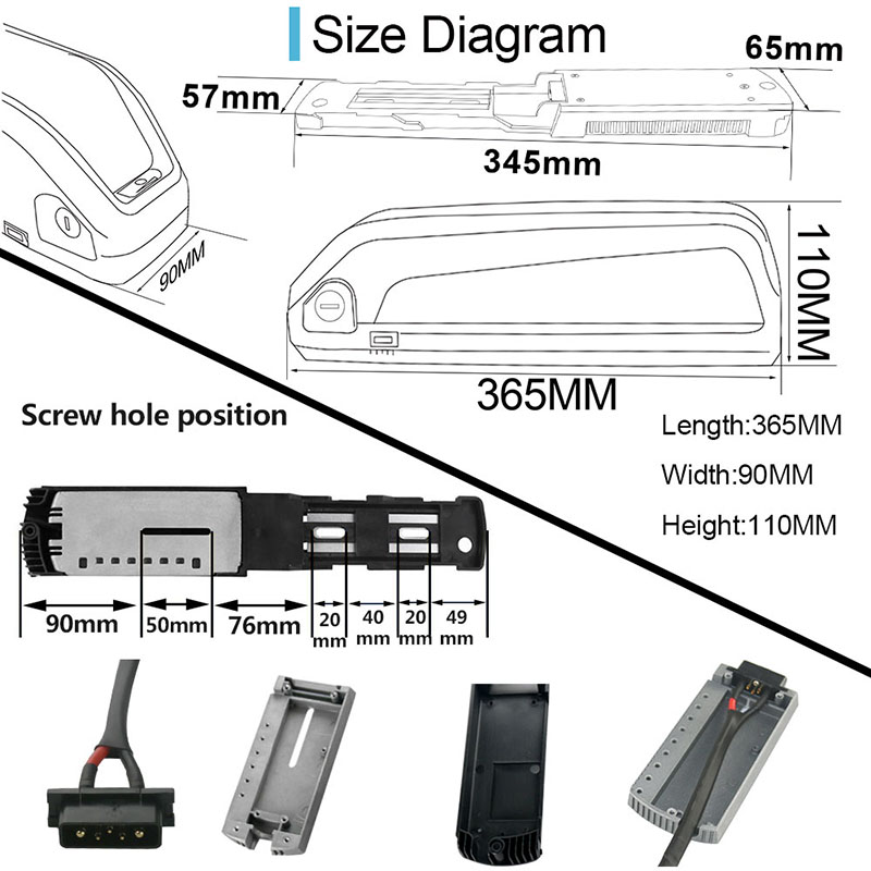 Hailong Downtube E‑Bike Lithiu - Ebike Battery 48V 20Ah Hailong 评论和价格